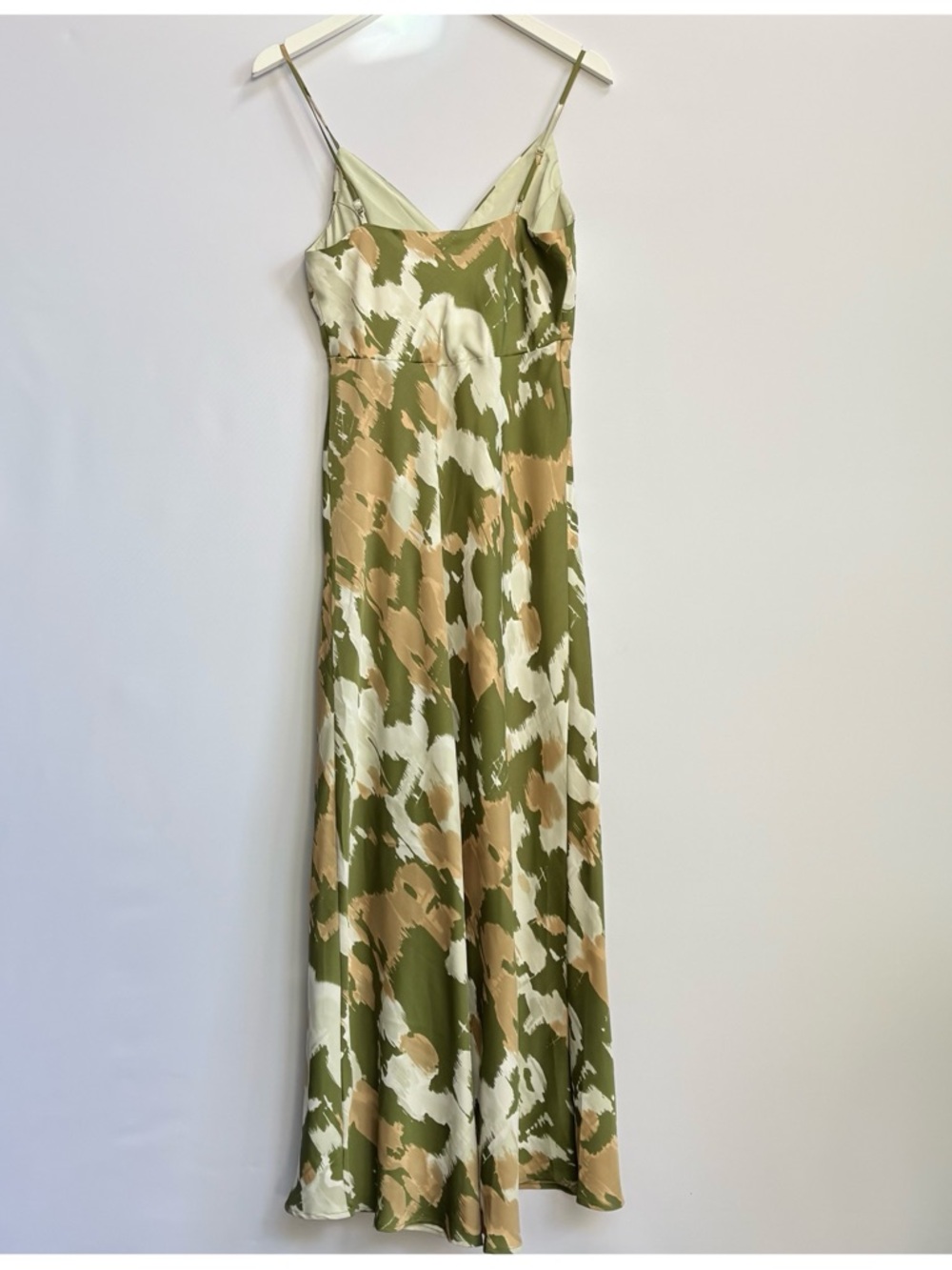 NWT Anthropologie Sleeveless V-Neck Slip Midi Dress, S - Picture 8 of 12